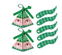 SOLUSTRE 1 Juego Cajas Navidad Para Niños Bajo La Decoración Del Árbol Navidad Fiesta Cajas Embalaje Forma Torre Bola Árbol Navidad The Bar Corea Del Sur