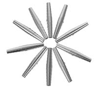 SOLUSTRE 10 Piezas Piezas de Tijeras de Podar, Resorte de Repuesto para Podadora de Jardinería de Acero Plata, para Tijeras de Recolección de Primavera, Accesorios para Podadoras,