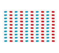 SOLUSTRE 100 Piezas Gafas de Cartón 3D Gafas de Cartón Anaglifo Rojo Y Cian Universales Gafas 3D para Películas Vídeo