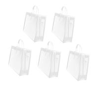 SOLUSTRE 10piezas Bolsas De Mano Reutilizables De No Tejida Paquetes Para y Transporte De Alimentos Diseño Práctico y Para Picnics y