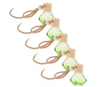 SOLUSTRE 10piezas Botella De Perfume Colgante Para Automóvil Difusor De Esencial Decoración Aromática Para Coche Alivio De Estrés y Fatiga