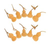 SOLUSTRE 10piezas Mini Calabazas Naturales Decorativas Artesanales Adornos para Hogar y Oficina Estilo Variado Varios Estilos