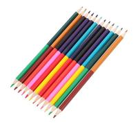 SOLUSTRE 12 Piezas Lápices de Colores de Madera, Lápices para Pintar Arte de Doble Color, para Principiantes, 12 Colores, 2 Cajas, Fácil Transición de Color, Fáciles de Guardar
