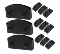 SOLUSTRE 12 Piezas Tablero De Sofá Cama De Tapas De Plástico Para Listones De Cama Soportes De Repuesto Para Listones De Madera Cubiertas Centrales Tapas De Plástico Extremos