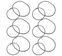 SOLUSTRE 12 Piezas Unidades Anillos de Goma Elásticos para Soporte Antivibración Micrófono Anillos de Goma Resistentes Recambio para Montaje Micrófono Estudio Reducción de Ruido y