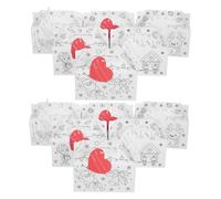 SOLUSTRE 12piezas Caja Para Colorear Navideña De Cartón Caja De Diy Para Galletas Contenedor De Postres Navideño Juguete De Para Decoración Festiva y Uso De Fiesta Navideña