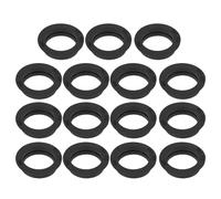 SOLUSTRE 15 Anillos de Goma Negro para Sensor de Aparcamiento, Sello de Radar Inverso Junta de Montaje para Protección de Sensores de Marcha Atrás, Accesorios para Seguridad Automotriz