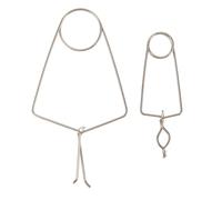 SOLUSTRE 2 Abrazaderas de Metal Plateadas para Instrumentos de Viento Clips Grandes y para Reparación y Soldadura Diseño de Precisión de y