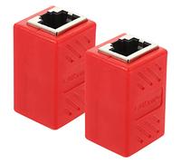 SOLUSTRE 2 Acopladores Ethernet Cat 5/6/5e Conector Ethernet a Adaptador De Cable