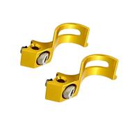 SOLUSTRE 2 Piezas Conector de Maneta de Freno y Cambio Dorado de Aleación | Compatible -m9000 y X01, Instalación Sencilla, Anodizado, Resistente a Corrosión