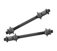 SOLUSTRE 2 Piezas Eje Hueco y Diseño Metálico Núcleo de Rodamiento de Bolas de Liberación Rápida Negro para Bicicletas de Montaña