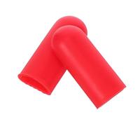 SOLUSTRE 2 Piezas Funda de Silicona Antideslizante para Patinete Eléctrico y Bicicleta Protector Kickstand Soporte de Estacionamiento Rojo Diseño de Alta Elasticidad Absorbe Exteriores