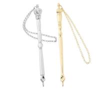 SOLUSTRE 2 Piezas Herramienta de Lectura con Cadena de Metal para Torá Judío Significativo para Ceremonias y para Hogar Escuela