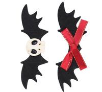 SOLUSTRE 2 Piezas Horquillas Negras para Halloween Alas de Demonio, Accesorio Cabello de Plástico Estilo Punk, Decoración Elegante para Fiestas y Eventos Varios estilos