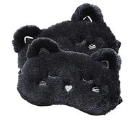 SOLUSTRE 2 Piezas Máscara Para Dormir Antifaz Diseño De Dibujos Animados Cómodo Para Uso Diario Antifaz Para Dormir Bonito Para Niñas Infantil