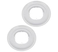 SOLUSTRE 2 Piezas Protector de Volante de Bicicleta Cubre Volante de Bicicleta Abs Blanco Cubre Radios para Bici Fácil de Limpiar Evita Radios se Aflojen