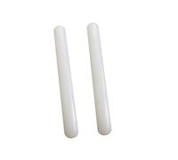 SOLUSTRE 2 Piezas Rodillo de plástico rodillo con anillos de pasador largo y Rolling Pins para hornear pastel Hornada alfiler de masa pasador de masa cocina rodante