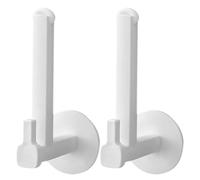SOLUSTRE 2 Piezas Soporte para Cortina Telescópico PS Blanco, sin Taladro
