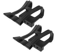 SOLUSTRE 2 Pinzas Antideslizantes para Pedales de Bicicleta de Interior y Exterior, Calapiés de Plástico Duraderos para Ciclismo Urbano y Montaña, Accesorio de Reemplazo para Pedales