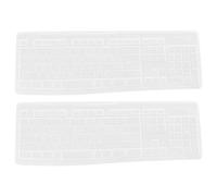 SOLUSTRE 2 protectores de teclado de silicona compatibles con Logitech MK270 ultrafinos