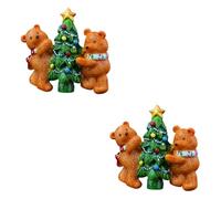 SOLUSTRE 2 Uds Accesorios Navideños Para El Coche Vacaciones Coche Aire Acondicionado Clip Ambientador Clip Para Coche Perfume De Coche De Navidad Ambientador De Aire Clips Árbol De