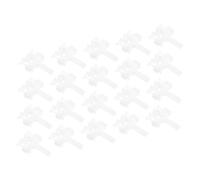 SOLUSTRE 20 Piezas Varillas Blancas para Verticales Repuestos de Plástico Resistente Control de Varillas para Cortinas Accesorios de Reparación Compatibles Mayoría de Sistemas de Verticales