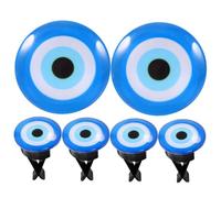 SOLUSTRE 24piezas Clips De Aire Para Automóviles Diseño De Ojo Maléfico Accesorios Decorativos Para Ventilación De Vehículos Clips De Aire Decoración Única Para Hogar Oficina