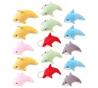 SOLUSTRE 25 Llaveros Colgantes de Delfín de Peluche para Mochilas Escolares Diseño Creativo y Material de Felpa y Algodón Pp, Obsequio Niñas Color Aleatorio
