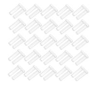 SOLUSTRE 2paquetes Tapón de Goma para Gafas sin Marco Fundas Transparentes de Compresión Accesorios de Fijación para Monturas sin Montura para Gafas de Ver