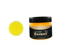 SOLUSTRE 2pieza Cera Abeja Madera Mantenimiento Natural con Esponja Cera Restauradora para Muebles y Suelos Pulimento Práctico y Protector para Hogar