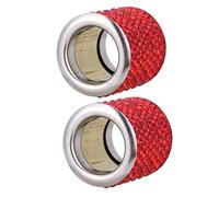 SOLUSTRE 2piezas Anillo Decorativo De Diamante Para Reposacabezas De Coche Diseño De Gemas De Imitación Decoración Interior Del Asiento Del Coche Diario