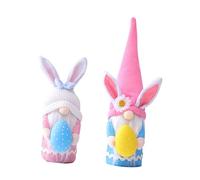 SOLUSTRE 2piezas GNOME De Pascua Adornos De Conejos Sin Decoración De Escritorio De Rudolph