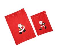 SOLUSTRE 2piezas Mochila De Papá Noel De Obsequio De Tela No Tejida Temática Navideña Para Usar Fiestas De Navidad y Eventos Festivos