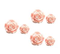 SOLUSTRE 3 Pares clip de aromaterapia para coche coche ambientador de coche desodorantes para autos olor a rosas clips de ventilación de aire difusor de aromas decoraciones