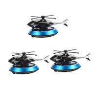 SOLUSTRE 3piezas Adorno Solar Para Coche Helicóptero Difusor De Fragancia Aromática Decoración De Tablero Automotriz Diseño Moderno y Elegante Mejora Tu Experiencia De Conducción