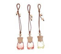 SOLUSTRE 3piezas Ambientador Coche Margarita Botellas Pequeñas De Aceite Esencial Vacías Para Decorar