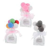 SOLUSTRE 3piezas Botellas de Globo de Confesión para Coche Frascos de Perfume Vacíos Decoración de Globos para Uso Salas de Estar Paquete Material de Calidad