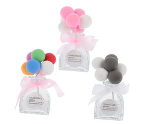 SOLUSTRE 3piezas Botellas de Globo de Confesión para Coche Frascos de Perfume Vacíos Decoración de Globos para Uso Salas de Estar Paquete Material de Calidad