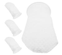 SOLUSTRE 4 Calcetines Filtrantes 3D Diseño Panal, 4 Pulgadas, Filtro Profesional para Acuario de Agua Salada, Bolsa de Filtro para Peceras Pequeñas, Accesorios para Depuradora de Acuario