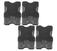 SOLUSTRE 4 Espaciadores de Resorte Helicoidal de Amortiguador para Automóvil, Kit de Suspensión Diseño Estriado Lateral, Compatibles Coches, Camiones y Suv, Duraderos Alta Resistencia