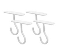 SOLUSTRE 4 Ganchos Metálicos de Color para Techo, Ganchos para Plantas y Maceteros Colgantes de Exterior, Resistentes y Multiuso para Decoración Interior y Almacenamiento en Hogar