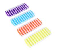 SOLUSTRE 4 Moldes de Celosía de Hielo 10 Rejillas, Fáciles de Usar y Limpiar, Ideales para Bares y Cocinas, Bandejas Creativas para Cubitos Grandes Color Aleatorio