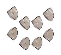 SOLUSTRE 4 Pares Protectores Laterales Transparentes Diseño Simple y Flexible Gafas de Seguridad para Tpu Adecuados para Patillas de 17mm, Protección contra Salpicaduras y Viento