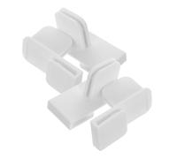 SOLUSTRE 4 Piezas Clip Lateral de Plástico Clips Divisorios Confiables para Cocina Fijador de Soporte Divisorio de Cajón Organizador de Cajón Divisor para Uso Diario