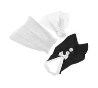 SOLUSTRE 4 Piezas Fundas Botella Vino Pequeñas Decorativas para Boda Cubiertas Adorables Vestidos Novios Reutilizables para Decoración Romántica Mesa Fiesta