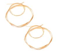 SOLUSTRE 4 Tiras de Bambú Pulidas Beige para Manualidades y Cestería, Delgadas y Fáciles de Trabajar, Ideales para Proyectos DIY y Decoración de Cajas y Jarrones