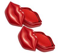 SOLUSTRE 40 piezas Mascarilla Labial Hidratante Gel para Cuidado de Labios con Extracto de Cereza Nutritiva y Antiedad para Noche y Día Previene Arrugas y Labios Agrietados