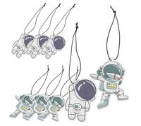 SOLUSTRE 40piezas Colgantes Para Coche Diseño De Astronauta y Fragancia Accesorios Decorativos Para Interior Del Automóvil
