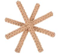 SOLUSTRE 4piezas De Cortina Alzapaños De Macramé Trenzados Bohemios para Dormitorio Oficina y Exteriores Soportes para Cortinas Decorativas Sin Taladrar