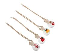 SOLUSTRE 4piezas Frascos De Aroma Colgante Para Coche Decoración Para Salpicadero Difusor De Aceites Esenciales Vacíos Colgantes De Aromaterapia Perfume Recargable Difusor Recargable